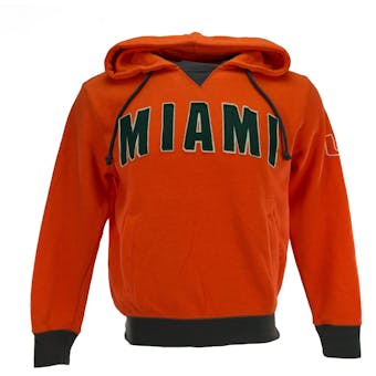 Miami Hurricanes Colosseum Orange Flurry Pullover Fleece Hoodie (Adult S)