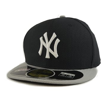 New York Yankees New Era Diamond Era 59Fifty Fitted Navy & Gray Hat (7 5/8)