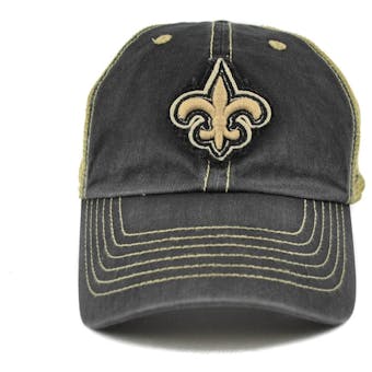 New Orleans Saints '47 Brand Montana 47 Clean Up Mesh Snapback Hat (Adult One Size)