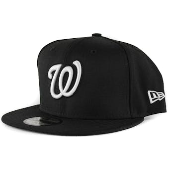 Washington Nationals New Era 59Fifty Fitted Black Hat (7 5/8)