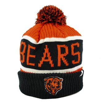 Chicago Bears '47 Brand Orange Calgary Cuff Knit w/Pom (Adult One Size)