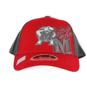 Maryland Terrapins Top Of The World Audible Two Tone Maroon & Grey One Fit Flex Hat (Youth One Size)