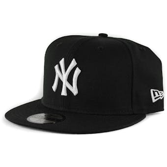 New York Yankees New Era 59Fifty Fitted Black Hat (7 5/8)
