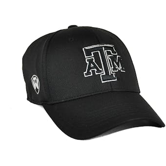 Texas A&M Aggies Top Of The World Ultrasonic Black One Fit Flex Fit Hat (Adult One Size)