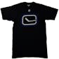 Vancouver Canucks #33 Henrik Sedin Reebok Black Name & Number Tee Shirt (Adult L)