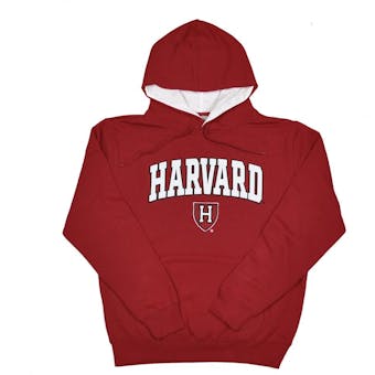 Harvard Crimson Colosseum Maroon Zone Pullover Fleece Hoodie (Adult L)