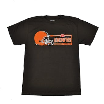Cleveland Browns Majestic Brown Critical Victory VII Tee Shirt (Adult L)