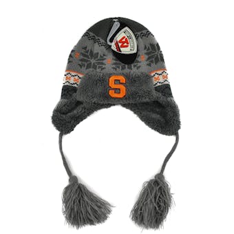 Syracuse Orange Top Of The World Gray Turbulent Tassle Knit Hat (Toddler)