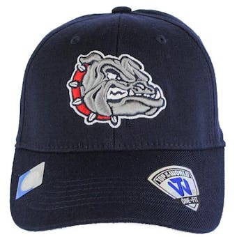 Gonzaga Bulldogs Top Of The World Premium Collection Navy One Fit Flex Hat (Adult One Size)