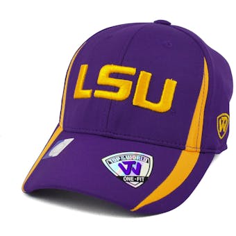 LSU Tigers Top Of The World Triumph Purple One Fit Flex Hat (Adult One Size)