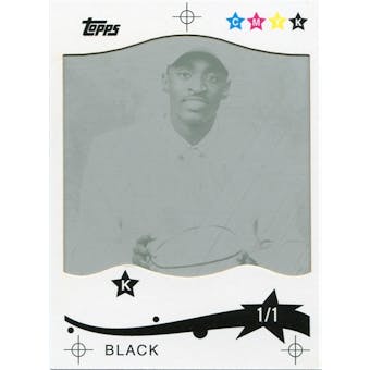 2005/06 Topps Press Plates Black #240 Julius Hodge 1/1