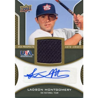 2009 Upper Deck Signature Stars USA Star Jersey Autographs #LM Ladson Montgomery /399