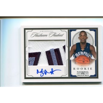 2009/10 Playoff National Treasures Rookie Patch Auto #202 Hasheem Thabeet /99