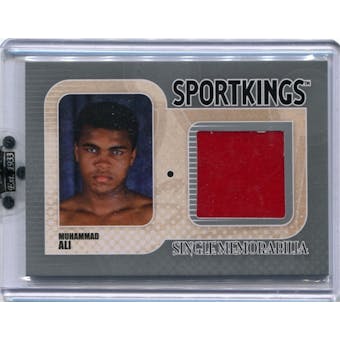 2010 Sportkings Single Memorabilia Silver #SM1 Muhammad Ali SP /26