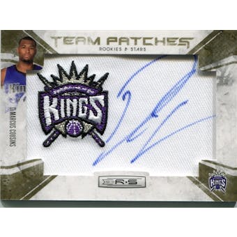 2010-11 Rookies and Stars Gold #164 DeMarcus Cousins Rookie Auto Patch /25