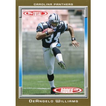 2006 Topps Total Gold #451 DeAngelo Williams Rookie Card