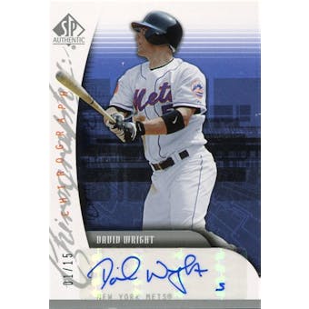2005 Upper Deck SP Authentic Chirography #DW David Wright 1/15