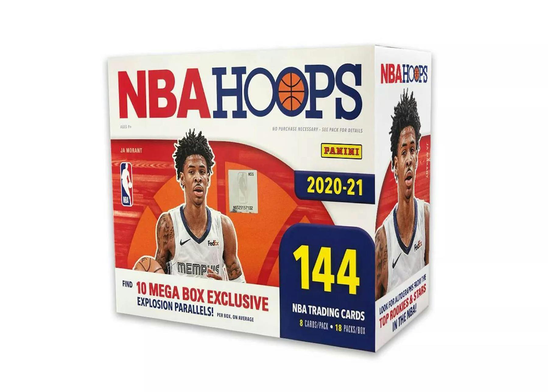 2020/21 Panini NBA Hoops Basketball Mega Box | DA Card World