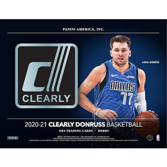 2020/21 Panini Clearly Donruss Basketball Hobby 12-Box Case- 2021 National 30 Spot Random Team Break #1