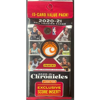2020/21 Panini Chronicles Basketball Jumbo Value Pack (Bronze Parallels!) (Lot of 12 = 1 Box)