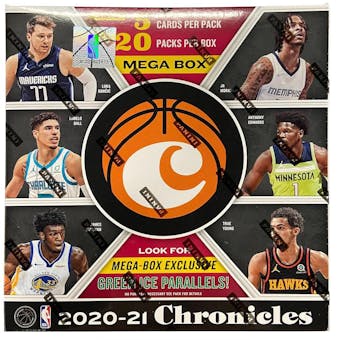 2020/21 Panini Chronicles Basketball Mega Box (Green Parallels!) (Fanatics)