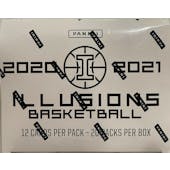 2020/21 Panini Illusions Basketball Jumbo Value 20-Pack 20-Box Case (Orange and Teal Parallels!)