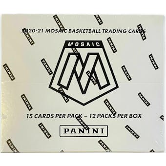2020/21 Panini Mosaic Basketball Cello Multi 12-Pack Box (Pink Camo Prizms!)