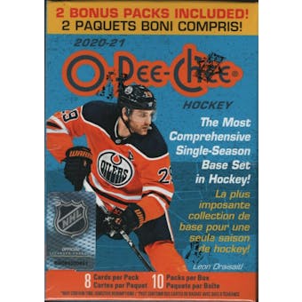 2020/21 Upper Deck O-Pee-Chee Hockey Blaster Box