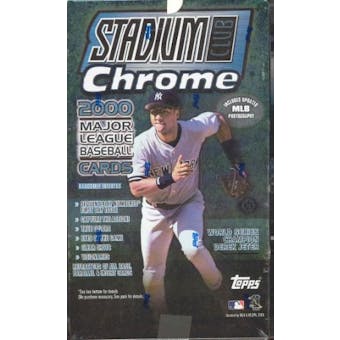2000 Topps Stadium Club Chrome Baseball Hobby Box