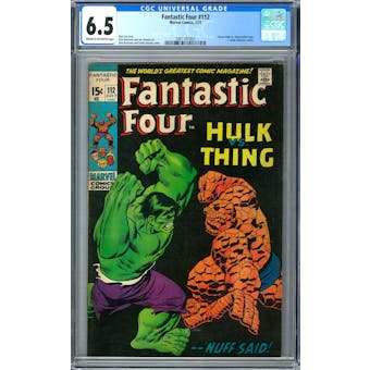 Fantastic Four #112 CGC 6.5 (C-OW) *2001101007*