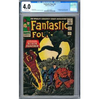 Fantastic Four #52 CGC 4.0 (OW) *2001108003*