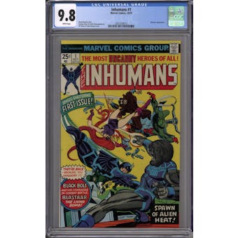 Inhumans #1 CGC 9.8 (W) *2001228012*