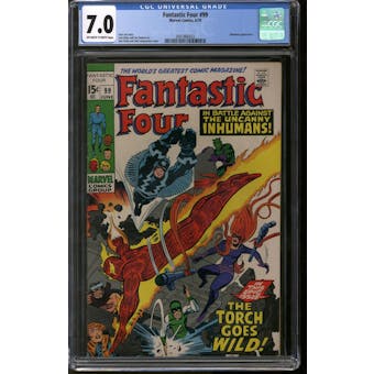 Fantastic Four #99 CGC 7.0 (OW-W) *2001866022*