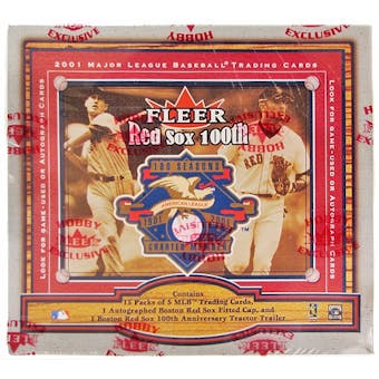 2001 Fleer Red Sox 100th Anniversary Legacy Baseball Hobby Box (Reed Buy)