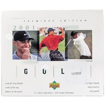 2001 Upper Deck Golf Hobby Box