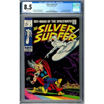 Silver Surfer #4 CGC 8.5 (W) *2002456001*