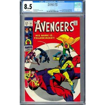 Avengers #59 CGC 8.5 (W) *2002458007*