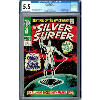Silver Surfer #1 CGC 5.5 (OW-W) *2002458015*