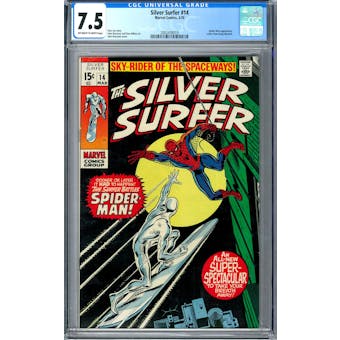 Silver Surfer #14 CGC 7.5 (OW-W) *2002458019*