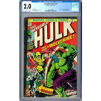 Incredible Hulk #181 CGC 2.0 XMENSeries3 - (Hit Parade Inventory)