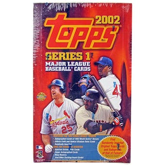 2002 Topps Series 1 Baseball Jumbo Box