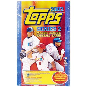 2002 Topps Series 2 Baseball 36 Pack Box