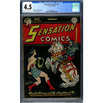 Sensation Comics #62 CGC 4.5 (C-OW) *200300001*