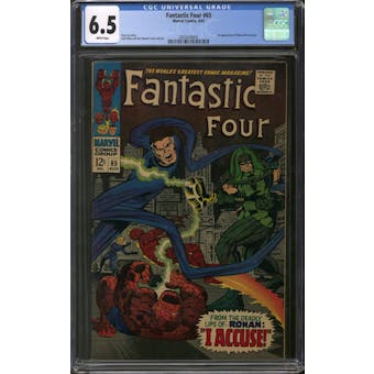 Fantastic Four #65 CGC 6.5 (W) *2003428005*