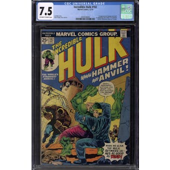 Incredible Hulk #182 CGC 7.5 (OW-W) *2004526004*