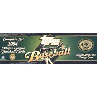 2004 Topps Baseball HTA Factory Set (Box) (Green)