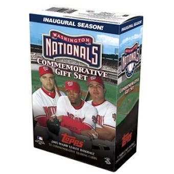 2005 Topps Washington Nationals Baseball Hobby (Box) Set