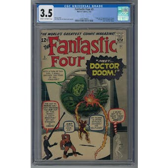 Fantastic Four #5 CGC 3.5 (C-OW) *2005744002*