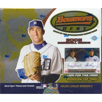 2005 Bowman's Best Baseball Hobby Box