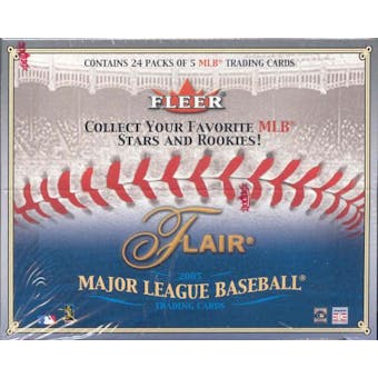 2005 Fleer Flair Baseball 24 Pack Retail Box